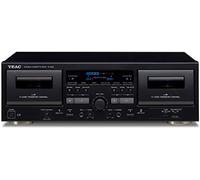 TEAC W-1200 Doppel-Kassettendeck, Schwarz