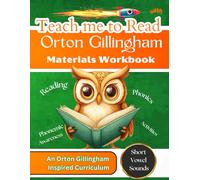 Teach me to Read with Orton Gillingham Materials Workbook: Reading, Phonemic Awareness, and Phonics Activities