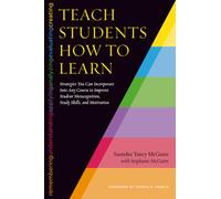 Saundra Yancy McGuire Teach Students How to Learn (Tascabile)