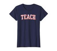 Teach with Love - Camicia da donna con motivo floreale Maglietta