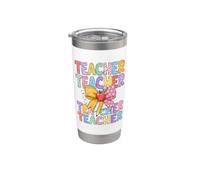 Teacher Appreciation W ack to School Educator Life Bicchiere termico in acciaio inox doppia parete