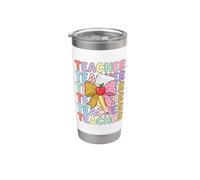 Teacher Appreciation W ack to School Educator Life Bicchiere termico in acciaio inox doppia parete