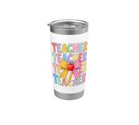 Teacher Appreciation W ack to School Educator Life Bicchiere termico in acciaio inox doppia parete