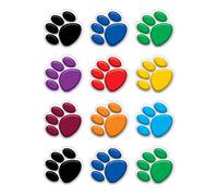 Teacher Created Resources Mini Accents Colorful Paw Prints (5116) Multi Color