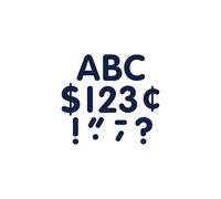Teacher Created Resources Navy Blue Classic Font 4-Inch Letters Uppercase Pack (5387)