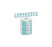 Teacher Created Resources Vintage Blue Stripes Straight Rolled Border Trim - 50ft - Decorate Bulletin Boards Walls Desks Windows Doors Lockers S