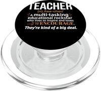 Teacher Definition Multi Tasking Educational Rockstar PopSockets PopGrip per MagSafe