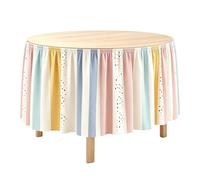 Teacher Desk Skirt - Colorful Back To School Table Cloth Party Decor
