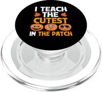 Teacher Halloween I Teach The Cutest Pumpkins In The Patch PopSockets PopGrip per MagSafe