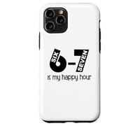 Teacher Haunted By 6 7 What is 67 Sayings 6-7 Reading Happy Custodia per iPhone 11 Pro