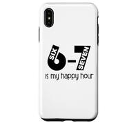 Teacher Haunted By 6 7 What is 67 Sayings 6-7 Reading Happy Custodia per iPhone XS Max