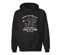 Teacher I'm Fine Everything Is Fine I'm Fine Teacher Life Black 3XL