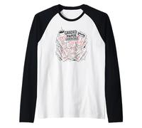 Teacher Introvert Graded Paper Over People Maglia con Maniche Raglan