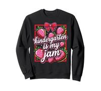 Teacher Kindergarten is My Jam Strawberry Felpa
