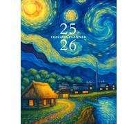 Teacher Lesson Planner 2025-2026 Academic Year: Weekly and Monthly from July to June with Attendance & Grade Record - Appreciation Gift Idea for Back to School.