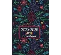 Teacher Lesson Planner 2025-2026 Dated A5: Weekly and Monthly Class Organizer | Lesson Plan Grade and Record Book (July 2025-June 2026 Academic Year)
