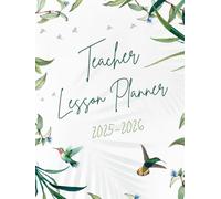 Teacher Lesson Planner: Dated Academic Diary from August to July, Week to View, Hardcover