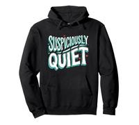 Teacher Librarian Suspiciously Quiet Bookworm Felpa con Cappuccio