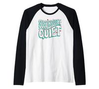 Teacher Librarian Suspiciously Quiet Bookworm Maglia con Maniche Raglan