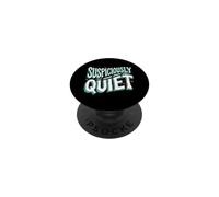 Teacher Librarian Suspiciously Quiet Bookworm PopSockets PopGrip Adesivo