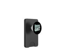 Teacher Librarian Suspiciously Quiet Bookworm PopSockets PopWallet per MagSafe