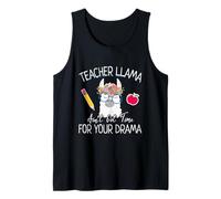 Teacher Llama Ain't Got Time for The Drama Teachers Canotta