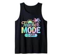 Teacher Mode Off Happy Last Day Of School Summer Break Funny Canotta