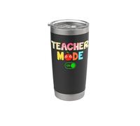 Teacher Mode On Teaching Funny School Teachers Bicchiere termico in acciaio inox doppia parete