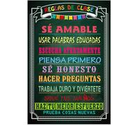 Teacher Must Haves Growth Mindset Posters - Laminated Positive Sayings for Bulletin Board & Classroom Management Decor(Unframed,12x18inch(30x45cm))