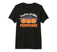 Teacher of Little Pumpkins Cute Halloween Maglietta Premium
