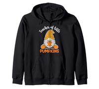 Teacher of Little Pumpkins Fall GNOME Felpa con Cappuccio
