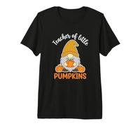 Teacher of Little Pumpkins Fall GNOME Maglietta Premium