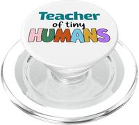 Teacher of Tiny Humans Cute Funny Educator Tees, bags, decor PopSockets PopGrip per MagSafe
