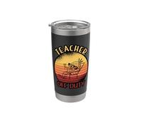Teacher Off Duty Bicchiere termico in acciaio inox doppia parete
