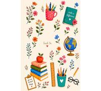 Teacher Paperback Notebook: The Most Perfect 5.25 x 8 inch Lined Notebook- Stay Organized and Inspired!