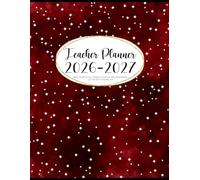Teacher Planner 2026-2027: Weekly and Monthly Class Organizer | Lesson Plan Grade and Record Book July 2026-June 2027 Academic Year (Stylish Red Cover)