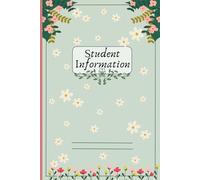 Teacher Record Book for Student Information: Book for Student Information/ Medical Info/ Class List/ Class Schedule and Parent Communication Log