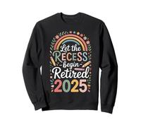 Teacher Retirement Shirts 2026 Let The Recess Begin Retire Felpa