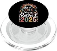Teacher Retirement Shirts 2026 Let The Recess Begin Retire PopSockets PopGrip per MagSafe
