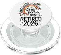 Teacher Retirement Shirts 2026 Let The Recess Begin Retire PopSockets PopGrip per MagSafe