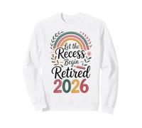Teacher Retirement Shirts 2026Let The Recess Begin Retire Felpa