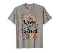 Teacher Retirement Shirts 2026Let The Recess Begin Retire Maglietta