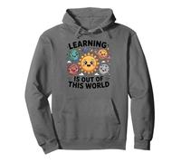 Teacher Space Science Learning Is out of World Felpa con Cappuccio