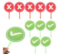 Teacher-Student Interaction Signs - Teacher-Student Interaction Paddles | Lightweight Double-Sided Teaching Tool For Kids Boys Girls Children Quizzes Games Circle Time Story Response Preschool