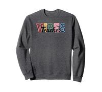 Teacher Vibes - Fun Classroom & Educator Style Tees And Mugs Felpa