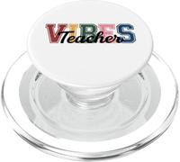Teacher Vibes - Fun Classroom & Educator Style Tees and Mugs PopSockets PopGrip per MagSafe