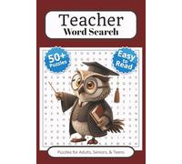 Teacher Word Search Puzzle Book: Word Searches with easy to read print about Teachers, Teaching, Education, and More | 6x9 inches, 110 pages | 50+ Puzzles | Gift for Vacations and Free Time
