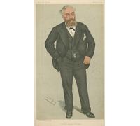 Teachers and Headmaster; "Oxford Modern History" Mr. Frederick York Powell 21 marzo 1895 (1895) - Poster stampato da Leslie Matthew Ward (45,7 x 61 cm)