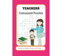 TEACHERS Cross Word puzzles: Cross Word Puzzles with easy to read print about Teachers, Teaching & Academics (6*9 inches, 120 pages, 50 plus puzzles… ... vacations, Holidays and Free/ break times.