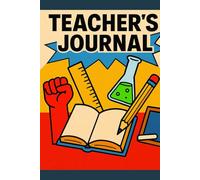 Teacher's Notebook - Pop Art Science - 6x9 - 120 Lined Dotted Pages
